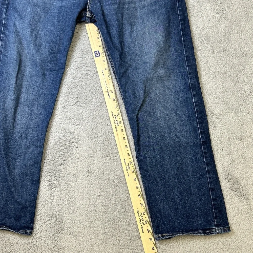 Levi's 505 Regular Fit Straight Jeans Men's Size W 40 X L 30 Blue Denim 5-Pocket